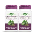 自然之道 Oregano Oil 每卡普尔75-85% Carvacrol,蔬菜,60蔬菜卡普尔,2包