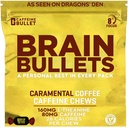 80mg Cafeine & 160mg L-Thenine Focus 增强能量 Chews (40 services) – 神经科学支持的诺诺氏堆积,智力敏锐和认知支持 QQ Caramel Frappe Flavor脑弹
