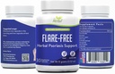 Flarefree Psoriasis 支持补充 - 皮肤健康和舒适的草药公式 - 皮肤健康自然支持