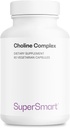 Supersmart - Choline Complex (Patted & High Strict) - 配有 Choline Bitartrate, GPC Choline & CDP Choline - 高概率 Choline 补充 QQ Non-GMO & Gluten Free - 60 蔬菜 Capsules