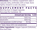 NAOMI NAC 600mg 配有用于免疫和呼吸支持的奎尔西丁、正常呼吸、鼻腔和眼部安慰、辛纳斯和呼吸功能,60盖