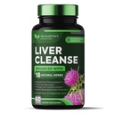 Liver Cleanse Detox & Reference Fladule Supplement + 用于增强的Liver & Gut Health + 助力能量 + 抗氧化剂,配有 21 Infedients 牛奶硝酸盐,Silymarin, Artichoke, Dandelion, Beet, Chicory & More