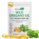 Oregano Oil Capsules, 2 in 1 Oregano Oil with Black Seed Oil, Oregano Oil Assuppose Capsules, Oregano Oregano Organo Operano Oil Operato, Non-GMO, Gluten Free (英语:Oregano Oil of Oregano Oil and Black Seed Oil, Oregano Oil Supers, Oregano Oregano Oil of Oregano Oil, Non-GMO, Gluten Frei) 黑种子石油,奥莱根奥莱根奥莱根石油补充,奥莱根奥石油提取有机石油,非GMO,无胶