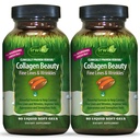 Irwin Naturals Collagen Beautiful – 80 Liquid Soft-Gels – 高级皮肤,毛发和钉状营养 - 2 Pack