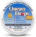 3 Lollies Queasy Drops Plus - Lozenges with Pectin & Honey to Soothe a Dry Mouth - 缓解Nausea & Motion 疾病 - 自然 - 21 cm