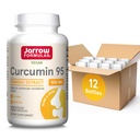 Jarrow Formules Curcumin 95 500 mg, 抗氧化剂支持的Turmeric Curcumin提取物,骨骼和联合支持膳食补充,120 Veggie Capsules, 最多120 成品,包12