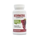 Capsules,60 Counter-Resveratrol 补充支持健康衰老,心脏健康和带有Quercetin,葡萄种子提取,维生素D3和CoQ10的免疫功能