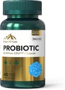 Probiotic 60亿 CPU 支持消化和免疫健康(1瓶-60 Capsules-2mo 供应) QQ 包含 7 天然Probiotic Strains → Non-GMO Gluten & Soy Free