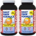 Yerba Prima Daily Fiber Formula 16 oz (Pack of 2) - Premium 饮食纤维补编,Non-GMO,Gluten Free, Made in The America, Orange Flavor