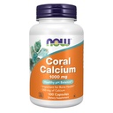 NOW 补充物,珊瑚钙1000毫克,骨质健康*,健康pH平衡*,100Veg Capsules