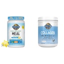 生命花园 Vegan蛋白粉 - 原始有机膳食替代摇摆 - 香草 - 皮亚蛋白 & 草药 Fed Collagen Peptides Powder - 女性男性毛发皮甲联赛的未味蛋白粉