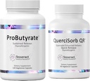 魔方Gut & Immune支持包 – Probutyrate 600mg & QuerciSorb Quercetin 400mg, 120 + 90 Capsules, 假阳性,肠胃和免疫健康