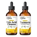 野生和有机铀酸 清洁丁香 4 fl oz & Turmeric 丁香 4 fl oz