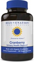 恢复治疗 有机Cranberry 160:1 提取物(45 mg PAC = 40000 mg 新鲜Cranberry) - 最有可能的Cranberry提取物(120 Vegan Capsules,无糖,无豆)