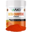 AKI Beta Carotene 10% Powder(1.5oz/42.52g) 高度集中的维生素A的香泉,希望有助于支持身体功能,皮肤,免疫系统和眼 - GMO Free & Vegan Friendly