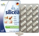 Hübner 原始 Silicia Gel 一天一瓶,用于头发、皮肤、钉子和连通组织、纯凝胶Silica Gel 公式、无添加剂或防腐剂、30种服务
