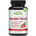 为什么不自然5-in-1 UTI 配有 D Mannose, Cranberry PAC 提取剂, 抗生素和维生素 D - 男女尿内健康公式