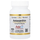 Astaxanthin 由加州金营养公司制作 - Featuring AstaLif® 纯冰岛 Astaxanthin - Gluten Free, N-GMO - 12 mg - 30 Veggie Softgels