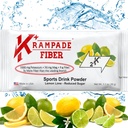Krampade Fiber 补充电解质粉 - 9g Prebiotic Fiber + 2000mg 钾 补充 + 镁 → Cramp Relief → 水解包 → 消化性健康支持