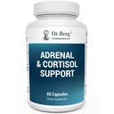 Berg Adrenal & Cortisol Capsules博士 - 肾上腺补充 & Cortisol 管理器 - Mood, Focus, 放松和压力支持 - Ashwagandha 提取器 - 60 Capsules