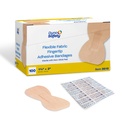 Dynarex Fabric Adhesive Bandages - Steile & F灵活 Fabric Bandages for Wounds - 非Stick Pads - 个人自制急救用品 - 无Latex - 1-3/4x3), 1 Box of 100