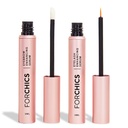 Lash & Brow Grow Grow Bundle – Hormone-Free Confer for Longer Lashes & Fuller Brows – Vegan, Natural & Gentle Serum Duo for 24/7 Nourishment & Information [2x 0.10 f.oz / 3ml] (英语).