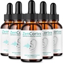(5 Pack) Zencortex for Tinnitus Relief - 官方公式 - Zencortex Drops for Ears, Zencortex 24 Tinnitus Drops 液体补充评论, Zencortex 听力支持公式, Zencortex Orver(10oz)