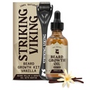 (原始内容存档于2019-07-21). Striking Viking Beard Growth Oil - 2 fl oz, pack of 1, Vanilla - 与Jojoba & Argan 提取物一起瘦毛毛油 - 推动毛发生长和目标补丁 - 生物素强化