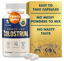 Colostrum 补充 2 个月供应, 草药 Bovine Colostrum, Colostrum 粉末 Capsules