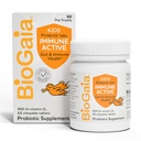 BioGaia Immune活动儿童 + 维他命 D + 用于消化和免疫健康 + 3 岁+ + → Allergen,奶制品,大豆和葡萄糖 免费 → 由小儿科医生信任 + 60 日 供应 + 橙色火焰 Chewable