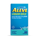Aleve Pain Reliver & Fever 减压液宝石、Naproxen Sodium、疼痛救济、80个计数