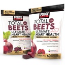 强力因子包 总 Beets Ultimate Heart Health Blood 血压支持 与 CoQ10, Beet Root Powder, 葡萄种子提取,血液压力补充 循环和血液流动,120 Soft