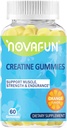 Creatine 补充物, 1500mg Creatine 单水合物,用于肌肉强度、耐力、锻炼性能、蔬菜和无胶质、橙色Flavor、60个计数