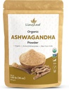 LuxuyLeaf Organic Ashwagandha 根粉,非GMO和Vegan-Friendly(Ashwagandha 粉) 根粉(Ashwagandha)
