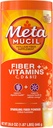 Metamucil Sparkling Fiber 补充 + 维生素,植物基 Pyllium Husk Power 配有维生素 C, D & B12, Daily Fiber 补充 消化健康, Citrus Flawared,无糖, 90 服务