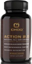 CHOQ Action 2.0 能源与流通支持 - Rhodiola Rosea, Beetroot & B12 补编 - 男女硝酸氧化物促进器 - 焦点与回收 - 90 Capsules