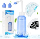 URAQT Neti Pot,鼻鼻鼻洗涤器,300毫升鼻鼻鼻鼻鼻洗涤瓶,装有20个鼻鼻鼻洗盐包和10个温度计粘贴器,成人和婴儿BPA的压鼻灌溉免费
