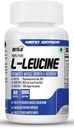 L-Leucine 1000 mg Capsules − 推广精益肌肉弥撒,肌肉建筑与加强(120 Capsules)