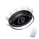 Lashify Curl 12mm Gossamer Eylash 扩展重填 Ombre Blue, 简单 DIY False Lashes 用于自然外观