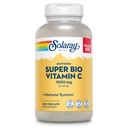 索拉莱超级生物缓冲维生素C 1000mg,双链,带生物氟化物的定时释放维生素C,免疫支持补充-高吸收,维冈,60日保障,180服,360VegCaps 140