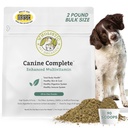 百花齐放的宠物有机物 犬类完整 - 狗多维他命粉 - 2 Lb - 每日狗肉和自制食品的补品 - Immune系统,皮肤,大衣和整体健康 - 小型和大型育种