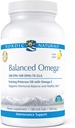 北欧自然促进平衡Omega -- -- 鱼油和晚间Primrose Oil,240毫克环保局,160毫克DHA,76毫克GLA,支持激素平衡和健康皮肤*,180软宝石