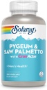 Solaray Pygeum 和 Saw Palmetto 与 Cranactin 补编, 180 计数