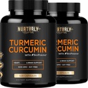 含有生物牡蛎黑辣椒和95%Curcuminoids的图尔克霉素-Hearth Health 1300mg的高吸附性图尔克霉素-非GMO,Gluten Free-240卡普尔