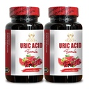 URIC酸支助 -- -- 恢复联合舒适、流动性、灵活性,包括Tart Cherry、Chanca Piedra、Celery提取器和Turmeric -- -- 2瓶120卡普尔