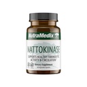 NutraMedix Nattokinase 补充 - Nattokinase 2000 FU 单服务 - 旨在支持心脏健康和健康循环 - Gluten + 无乳品(60 Capsules)