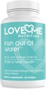 鱼油Omega 3 补充 – Burpless & supports Heart Health (60 services) - EPA & DHA Omega-3 Fatty Acids Brain, Eye, Skin & Joint Health - 天然,鱼油盖
