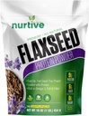 Flaxseed蛋白粉 - 以植物为主,Omega-3营养丰富,抗氧化剂 - 工作后恢复的理想 - 平滑和烘焙的营养靴子 - 非GMO & Gluten-Free(16 oz / 454g)