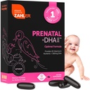 Zahler 产前维生素与DHA & Folate - DHA 补充和产前多维生素对母亲和孩子的影响 - Kosher 产前DHA 产前维生素与铁,纳塔尔前软胶 60 Counter