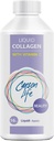Carson Life Liquid Collagen with Vitamin C - 16 Oz - 用于抗衰老,毛皮和钉子 - 免疫支持 - Rejuvenate Skin - 在美国制造